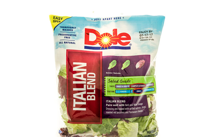  Dole Garden Salad Bags Recalled Due to Listeria Concerns